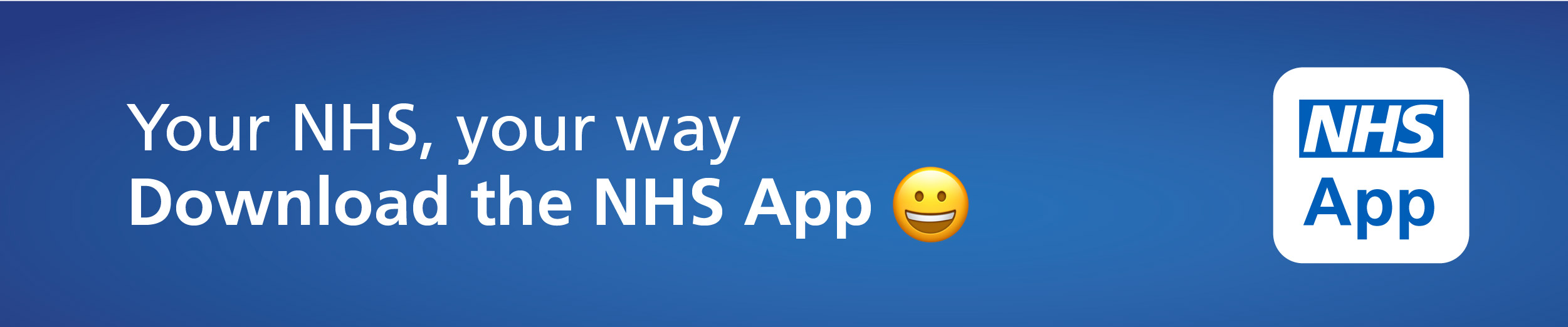 Download the NHS App to access NHS services online